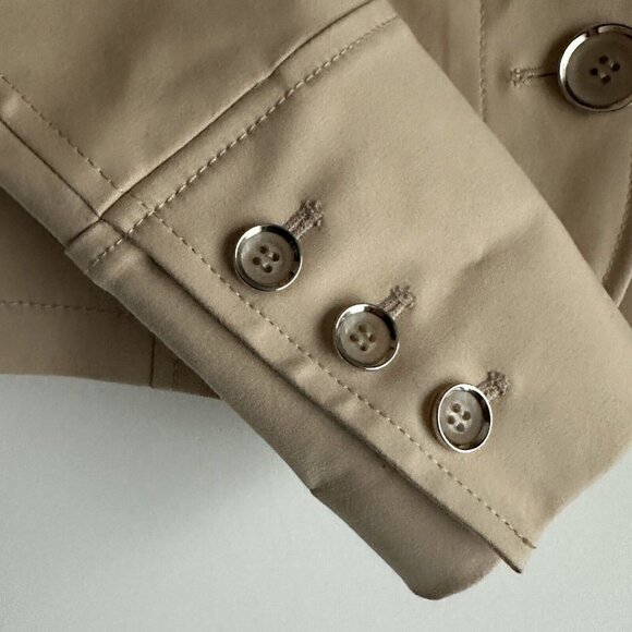 Per Se By Carlisle Womens Size 2 Tan Jacket Blazer‎ - Picture 7 of 12